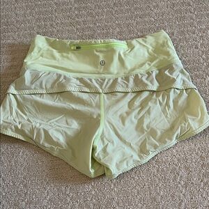 lululemon Women's Mint Green Athletic Shorts